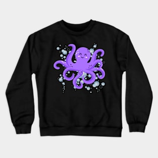 I really Like octopus Cute animals Funny octopus cute baby outfit Cute Little octopi Crewneck Sweatshirt